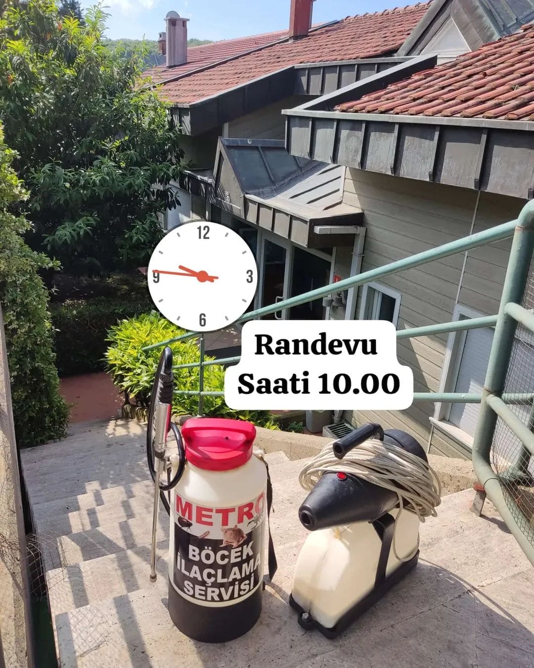 Metro Böcek İlaçlama Randevu Uygulaması 22